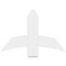 Ekena Millwork Bellingham Architectural Grade PVC Gable Bracket, 36"W x 24"H x 6"D x 6"F, 16/12 Pitch GBP036X24X0606BEL00 - alternate 2